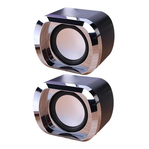Oldmoom Computer Speakers for Desktop | USB Charging Multimedia Speaker - Clear Sound Quality USB Speaker Desktop Speakers for Family Friends Children