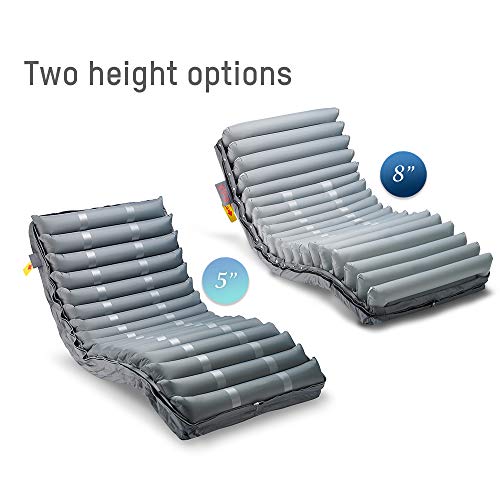 Apex Medical Domus 3 - 5" Low Air Loss Alternating Overlay Pressure Mattress- Pressure Ulcers Prevention - Variable Pressure Pump System- Fits Hospital Beds - Thumbnail 5