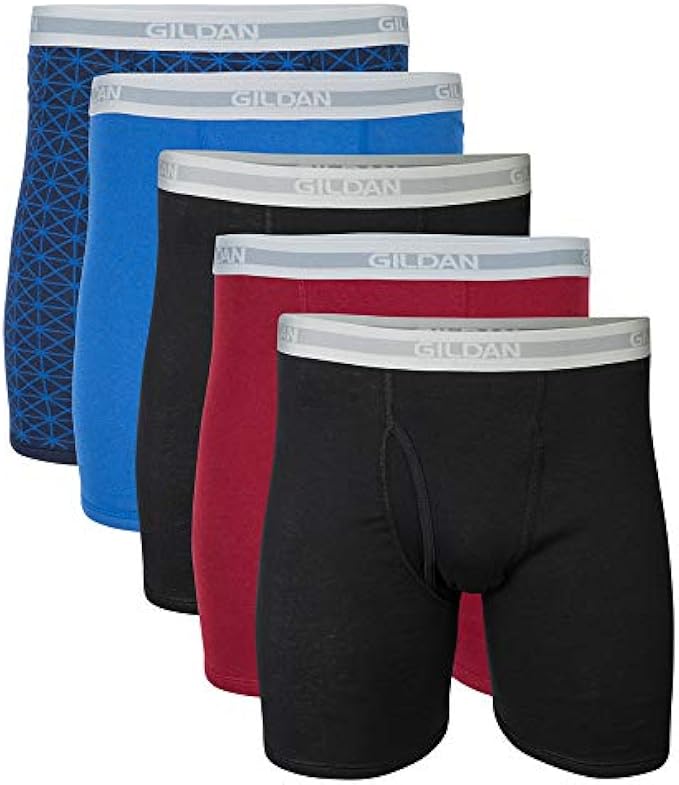 Gildan Men's Underwear Boxer Briefs, Multipack