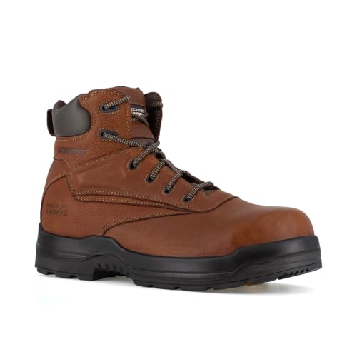 Image of Rockport Works Men's More Energy Comp Toe 6 inch Work Boot Waterproof