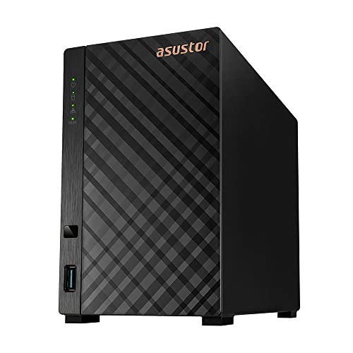 Image of Asustor Drivestor 2 AS1102T - 2 Bay NAS, 1.4GHz Quad Core, Single 2.5GbE Port, 1GB RAM DDR4, Network Attached Storage, Personal Private Cloud (Diskless)