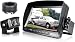 ZEROXCLUB Backup Camera System Kit,Sharp CCD Chip, 100% Not Wash Up,IP69 Waterproof Rear View Camera + 7’’ LCD Reversing Monitor for Truck/Semi-Trailer/Box Truck/RV (ERY01-Wired)