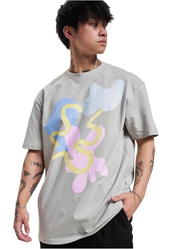 T-shirt Oversize Homme Mister Tee Abstract Light Asphalt XL