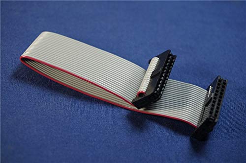 Gimax 20pcs 2.0 mm IDC Socket Cable 20 Pin 80 100 150 200 250 300 400 500 mm Length Free Hanging Rectangular IDC Flat Ribbon Connector - (Color: Length 150mm)