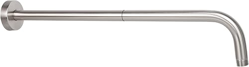 Vista 66 de NearMoon Brazo de ducha, brazo de extensión extra con brida, tubo extensor de cabezal de ducha montado en la pared de acero inoxidable