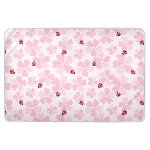 Almohadillas de colchón reutilizables extra grandes para niños pequeños, resistentes al agua, fundas de sábanas, tapetes portátiles para orinar para niños, 52 pulgadas de largo x 34 pulgadas de ancho