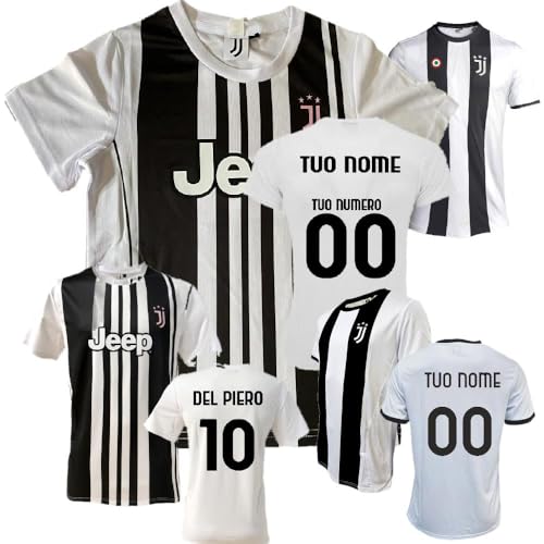 JUVENTUS Maglia Calcio Juve Bianco Nera | Campionato Serie A