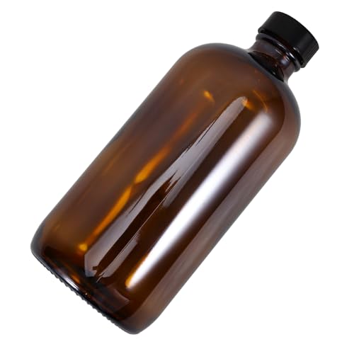 INOOMP Botella de Vidrio Farmacéutica con Tapa de Almacenamiento Seguro sin Fugas para Cosméticos y Perfumes