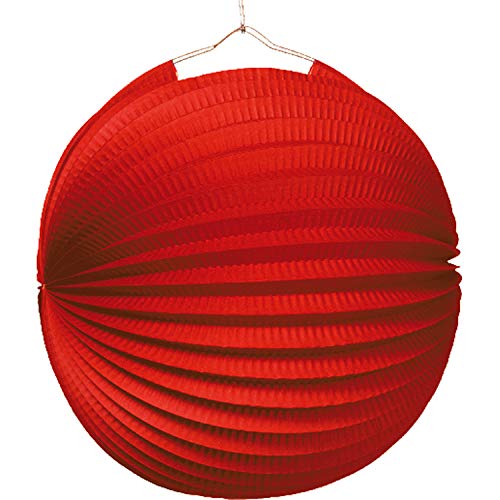 Preisvergleich Produktbild amscan Lampion blau flammwidrig, Durchmesser 25 cm
