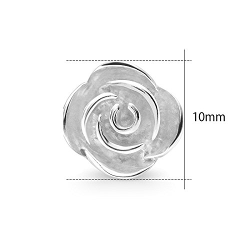 SILVI Nity Rose orecchini 925 Argento Spina Ø 10