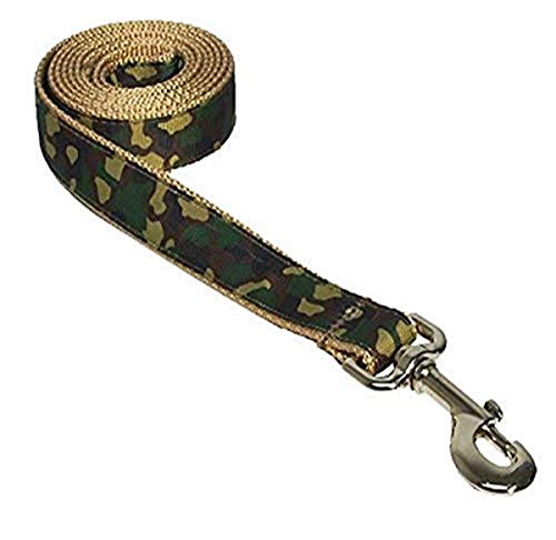 Large Green Camouflage Dog Leash: 1
