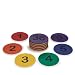 S&S Worldwide W10613 Spectrum 5" Numbered Spot Markers, (Pack of 36)