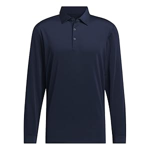 adidas Men's Core Long Sleeve Golf Polo Shirt