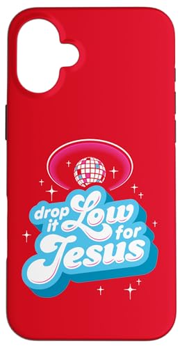 Coque iPhone 16 Plus Drop it Low pour Jésus idéale au quotidien et en soirée