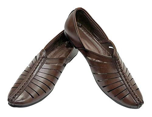 Punjabi Jutti for Mens Breathable Comfort Loafers Indian Shoes Sherwani Shoes2