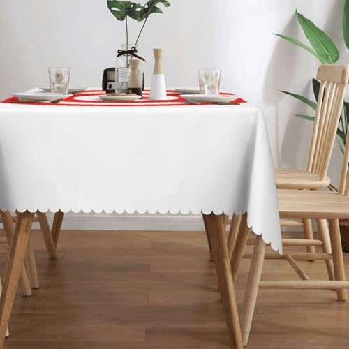 Nappe rectangulaire imprimé cible pour pique-nique et repas