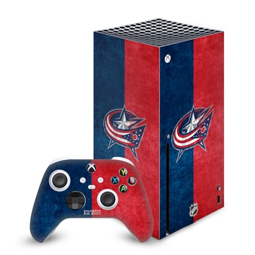 Skin Xbox Series X NHL Columbus Blue Jackets Autocollant Manette