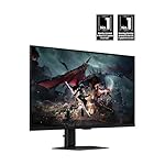 SAMSUNG 32-Inch Odyssey G50D Series QHD Fast IPS G-Sync Compatible Gaming Monitor, 1ms, VESA DisplayHDR 400, 180Hz, AMD FreeSync, Adjustable Stand, Eye Saver Mode, LS32DG502ENXZA, 2024 - Image 2