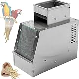 Elektrische Getreide-Schälmaschine mit einstellbarer Geschwindigkeit und Entladung, ideal für die Verarbeitung von Hirse, Getreide und Samen