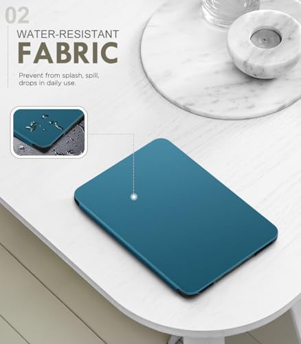 Image of MoKo Case Fits 6 inch e-Reader(11th Generation-2024 /2022 Release), Magnetic Closure Lightweight Shell Cover with Auto Wake /Sleep, Not for TCL Remarkable Kobo, French Blue