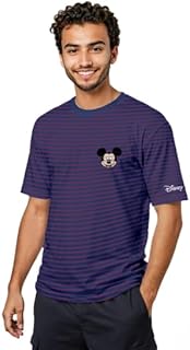 تيشرت جوفي، بلون كحلي، مقاس S