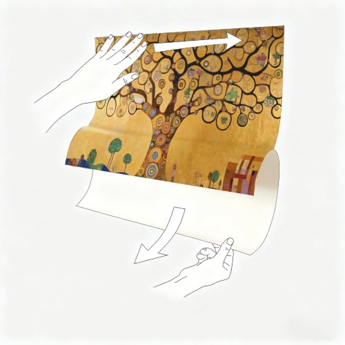 Calcomanías de pared árbol de la vida autoadhesivas para renovar paredes sin obras 6