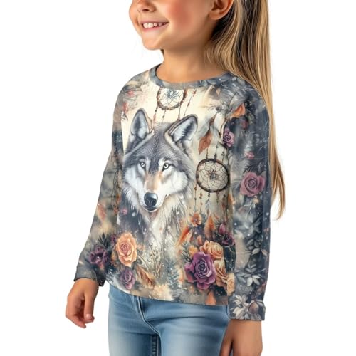 Image of Uourmeti Teens Girls Long Sleeve T Shirts Fall Outfits Boys Active Sportswear Running Tops