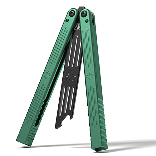 Marcolo New Flipers C116 Aluminum Integral Channel Handle Adopts Effective Bushings System Matched With Copper Washer, Advanced Bottle Opener Dark Green #TOP2