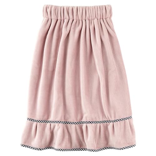 Image of Bella Sleep + Spa Ultra Soft Plush Luxury Spa Shower Bath Wrap with Adjustable Closure, One Size, Dusty Rose