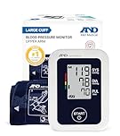 A&D Medical Blood Pressure Monitor for Home Use – UA-651CNLAC – Large Upper Arm BP Machine – Large Cuff (12.2-17.7" / 31-45cm) – Easy to Use, One Click Operation, Adults, AC Adapter, 1-User