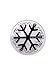 Icetools - Almohadilla antideslizante para tabla de snowboard, diseño de corona snowflake Talla:unitario