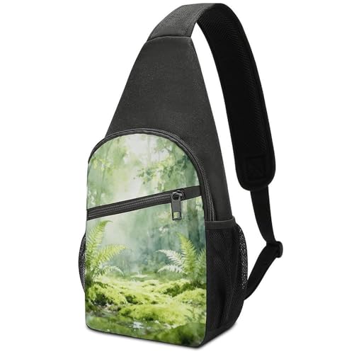 Sac bandoulière vert étanche tissu Oxford résistant pour vélo