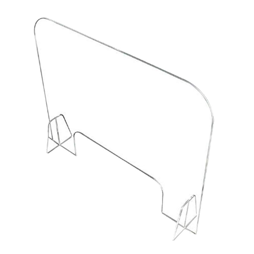 Pantalla acrílica ive para barrera transparente - Impacto y fácil montaje - para oficina, hotel, tienda - 60x60cm - 40x60cm
