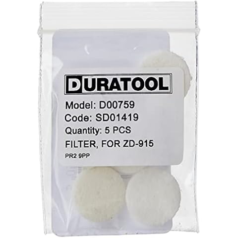 Duratool D00759 Filter for ZD-915 Soldering Iron Cover