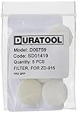 Duratool D00759 Filter, for Zd-915 (pk 5)