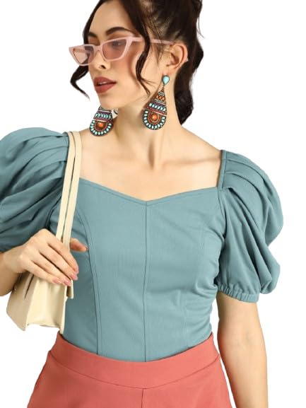 Image of Nefer Women's Solid V-Neck T-Shirt