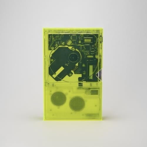 Image of [ km5 ] Cp2 Book Case (Neon Yellow) / CD Player Case Storage Interior Decor Scratch-Resistant Full Protection