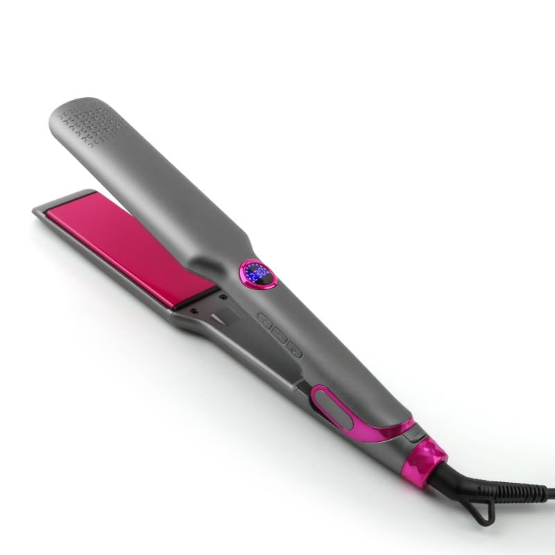 Chapinha 2 em 1 Alisadora e Modelador Bivolt para Cabelos Lisos e Ondulado(Cinza)