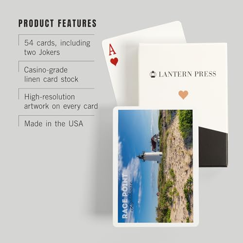 Lantern Press naipes poker tamaño estándar 52 cartas miniatura 3
