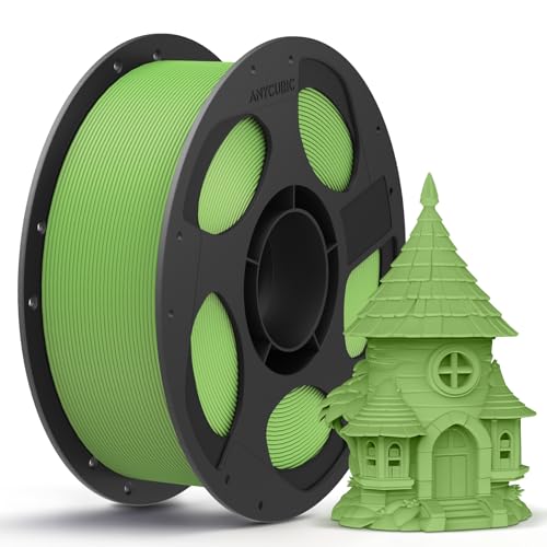 ANYCUBIC PLA Filament 1 75mm Refill PLA und Spool Kit 3D Drucker Filament PLA Vakuumverpackung Intelligente Identifikation 1KG Spring Leaf Grün