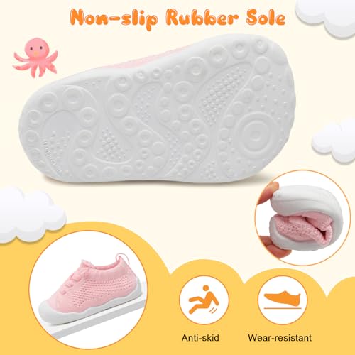 Image of JIASUQI Baby Shoes for Toddler Boys Girls Sneakers Slip on Walking Shoes for Babies