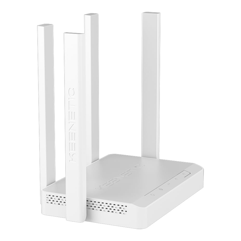 Keenetic Speedster Router/Extender Gigabit Wi-Fi 5 mesh AC1200 con smart switch Gigabit a 4 porte