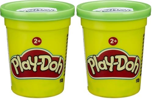 Play-Doh- Bote de plastilina, Multicolor, única (Hasbro B6756EU4) (Paquete de 2)