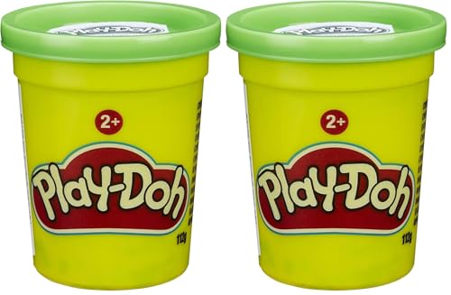 Play-Doh- Bote de plastilina, Multicolor, única (Hasbro B6756EU4) (Paquete de 2)
