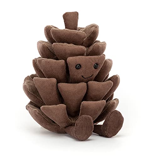 Image of Jellycat Amuseables Pine Cone Stuffed Toy, 6 inches - Winter Plush and Décor