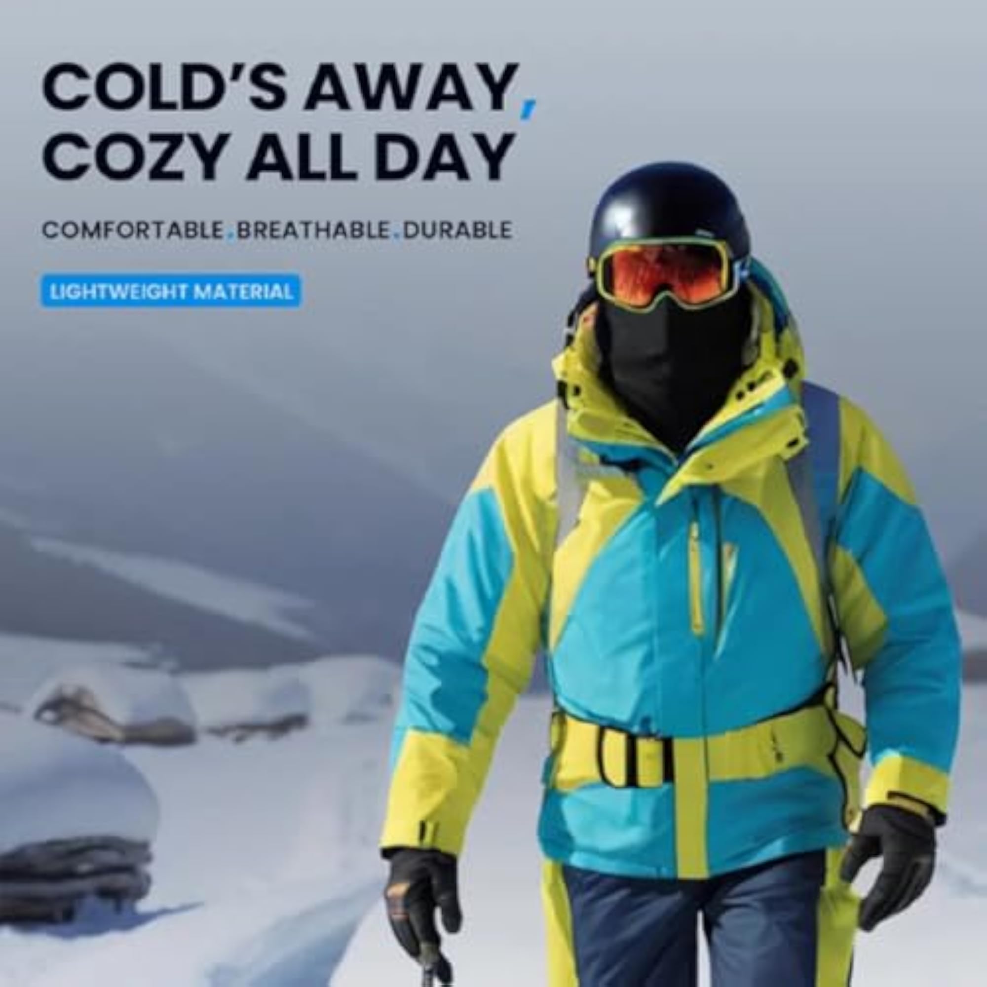 Breathable Quick-Dry Balaclava with UV Protection Arm Sleeves