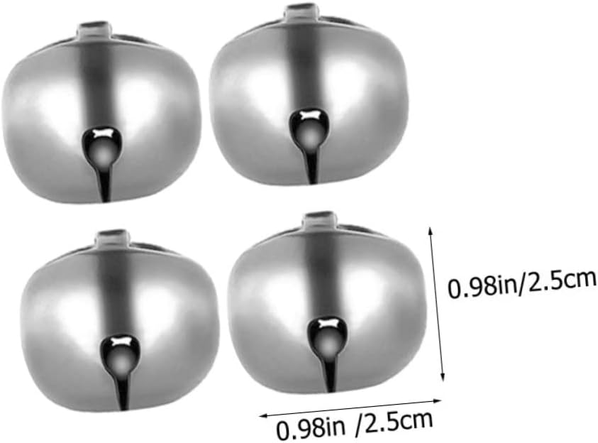 60pcs Decorative Craft Bells Bells for Projects for Christmas Festival and Holiday Decorations for Bracelets Necklaces and Ornaments