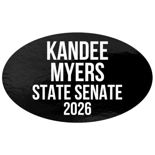 Kandee Myers Sticker Car Bumper 2026 for State Senate Utah Vote Elections