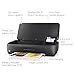 HP OfficeJet 250 Wireless Mobile Printer, Scanner, Copier - Black, Battery included (CZ992A)