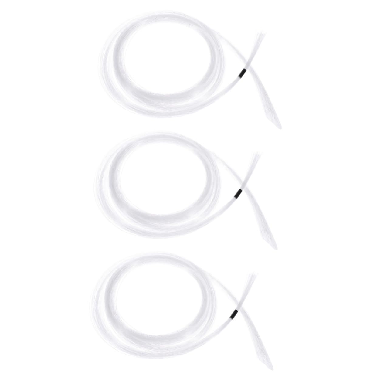 DOITOOL 3sets Fiber Optic Lights 0.75mm 3m Led Curtain Light Decorative Energy-Saving for Party Festival 50pcs*3
